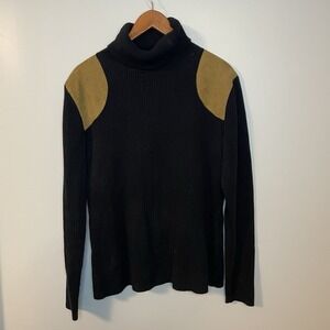 Browning For Her Black Sweater Womens XL Pullover Turtleneck